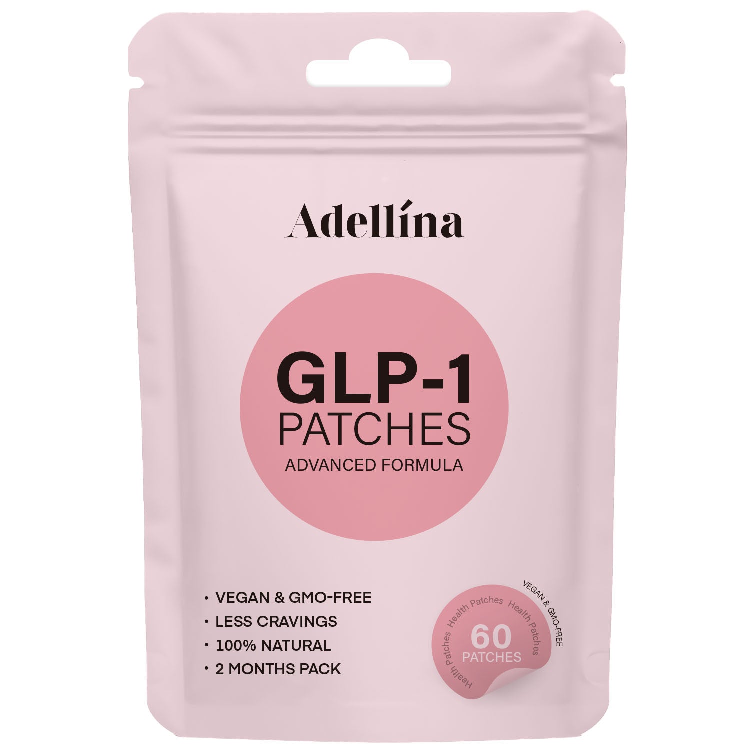 GLP-1 Patches 60 Count: Advanced Formula with Berberine L-Glutamine - 2 Months Pack