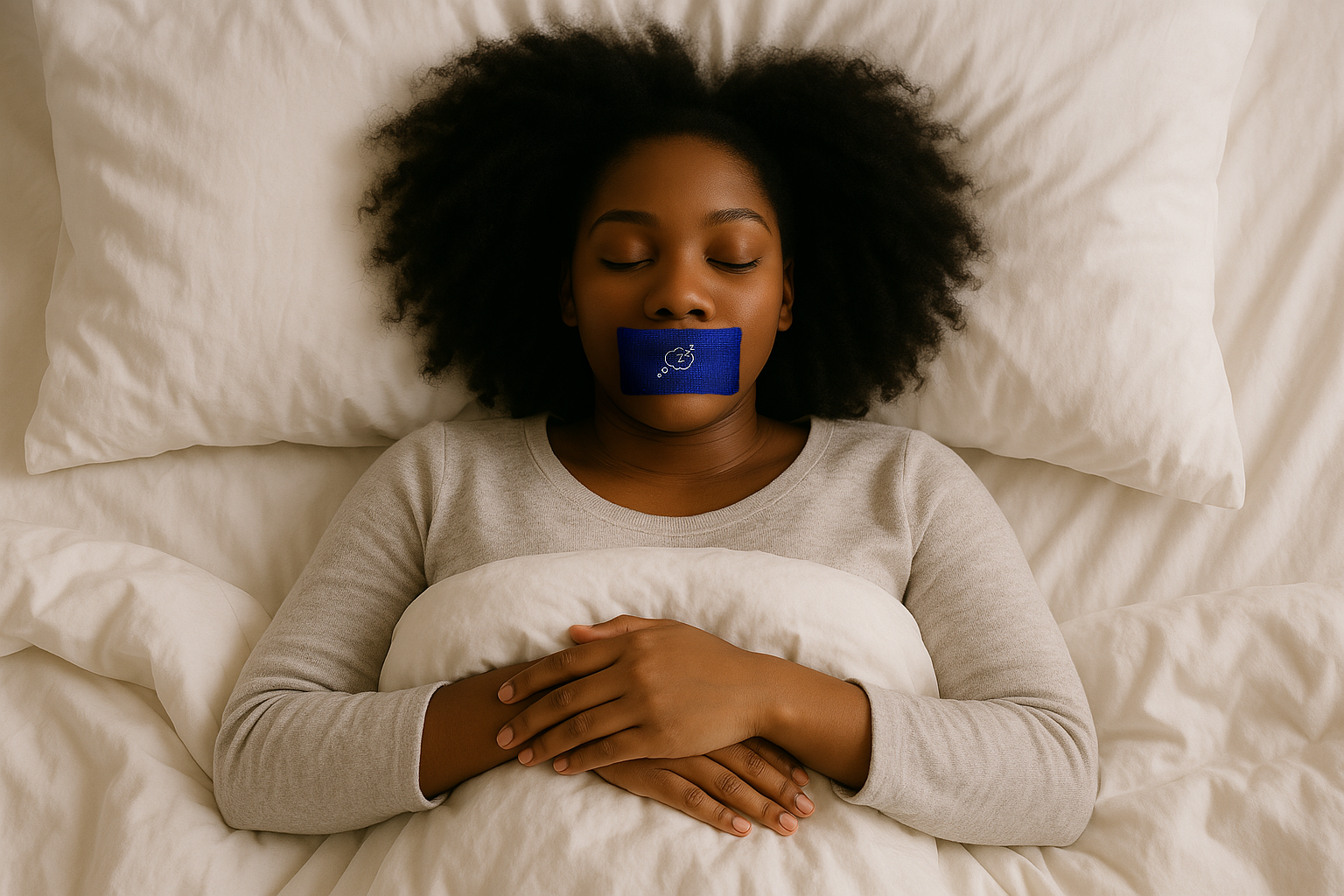 Adellina Dream Mouth Sleep Tape — Premium Soft Micropore, Large (30 Tapes)