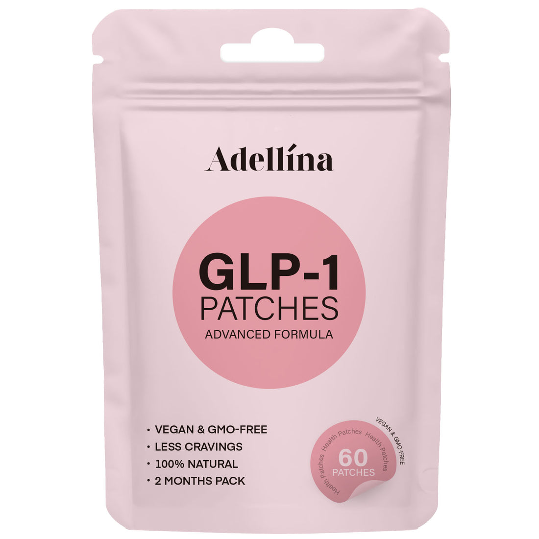 GLP-1 Patches 60 Count: Advanced Formula with Berberine L-Glutamine - 2 Months Pack