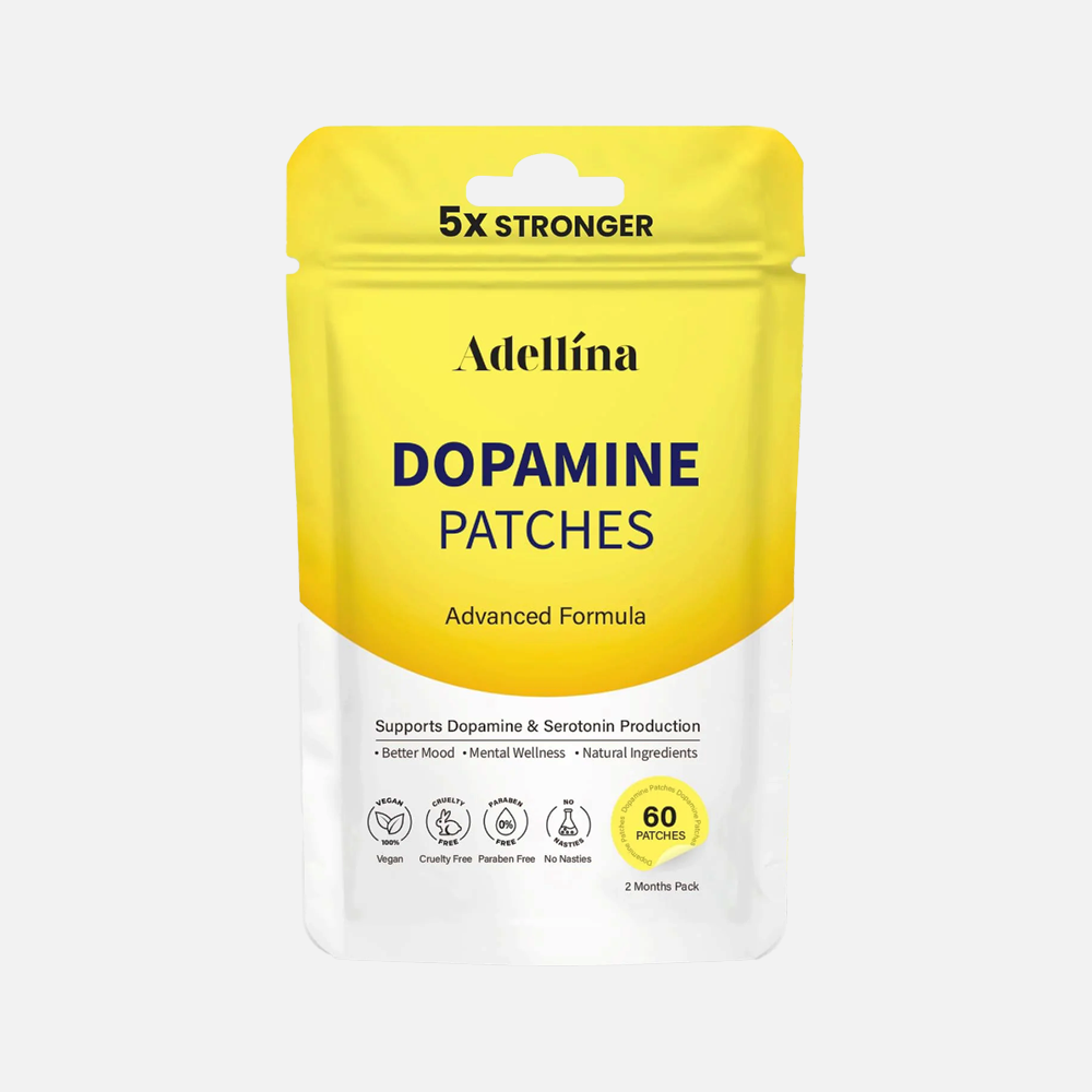 Dopamine Patches Extra Strength 60 Count: Mood Boost Patches for Daily Mental Wellness - Supports Dopamine &amp; Serotonin Balance for Men Women, 2Months Pack