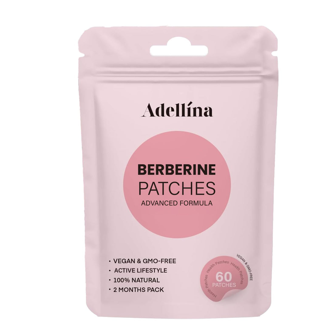 Berberine Patches Advanced Formula with Berberine L-Glutamine (60 Count)